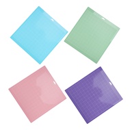 4 Pcs Mixed Color PVC Cutting Mat Grid Cutting Pads Cutting Plotter Pad Replacement Accessories for 