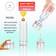 eco-i-on H2Lite High Performance Hydrogen Water Bottle with SPE and PEM Dual Chamber Nano Bubble Tec