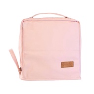 Solid Color Large Capacity Cosmetic Bag Makeup Bag Enlarged Standing Multifunctional S0w8