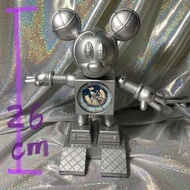 早期收藏 2005年 迪士尼 米奇 機器人 時鐘 鬧鐘 Mickey Disney 復古老物