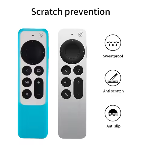 Silicone Remote Pretective Cover for Apple TV 4K Protective Control Cover Protective Case Shockproof