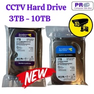CCTV Hard Drive 3TB/4TB/5TB/6TB/8TB/10TB – 24/7 Surveillance HDD for DVR/NVR Security System