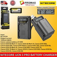 NITECORE UCN3 USB CHARGER FOR CANON (LP-E6N)