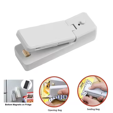 USB 2 IN 1 Heat Seal Device Thermal Plastic Food Portable Sealer Chips Snacks Bag Sealer Machine Pac