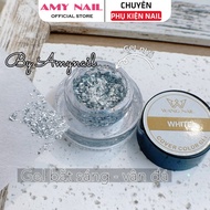 Light-emitting stalactite gel, making silver nail gel stone veins