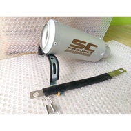 Slincer SC PROJECT Sandblass Silencer Racingknalpot
