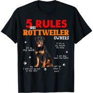 5 Rules For Rottweiler Owners T-Shirt Funny Dog T-Shirt