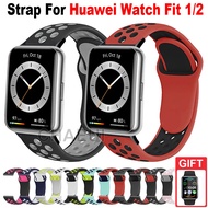 Silicone Strap Bracelet Band Accessories for Huawei Watch Fit 2 3 / Huawei Watch Fit Special Edition