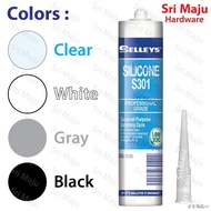 ﹍MAJU Selleys S301 Silicone Sealant 300g Silicon Glass Waterproof Seal Aquarium Wood Window Glue Gam