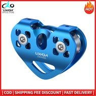 Lixada 30kN Cable Trolley Pulley with Ball Bearing Rock Climbing Caving Aloft Work Rescue
