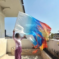 Abrtesii  Art Silk Flags - "Pure Radiance" & "Eternal Source" Series Size: 64.57 × 39.37 inches (164