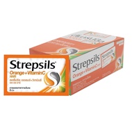 Strepsil Orange Flavor Vitamin C H R 8 Tablets 24 Sachets