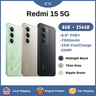 Xiaomi Redmi 15 5G (8GB + 256GB) 6.9 FHD+ Display | 7000mAh Battery | 33W Fast Charging Original Xia