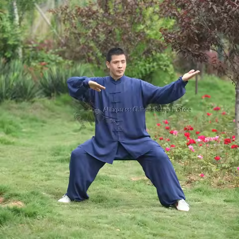 Tai chi Uniform Summer Cotton Wushu Kung fu Clothing Kids Adults Martial arts Wing Chun Suit 6 Color