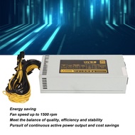 พาวเวอร์ซับพลายคอมพิวเตอร์เหมืองแร่รองรับการ์ด8 GPU ปิดอัตโนมัติ180-264V 2000W สำหรับคอมพิวเตอร์