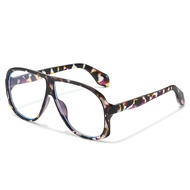 Oversized Aviation Frames & Glasses for Men Women Anti Blue Light Protective Eyewear