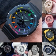 G SHOCK TMJ GA 2100 FOR MEN FULL BLACK DUCK VR46 GBD 200 PETAK RAINBOW WOMEN JAM TANGAN LELAKI PEREM