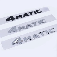 3D ABS 4 Matic Logo 4MATIC Emblem Car Trunk Bumper Badge For Mercedes Benz W246 W204 W205 W212 W213 