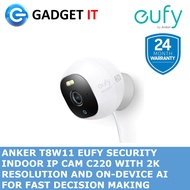 ANKER T8W11 EUFY SECURITY INDOOR IP CAM C220 WITH 2K RESOLUTION AND ON-DEVICE AI FOR FAST DECISION M
