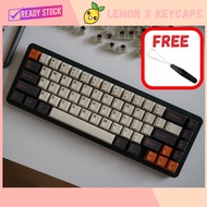 Carbon Retro PBT Keycaps l OEM Profile l 108 Keys l 61 87 104 108 Mechanical Keyboard