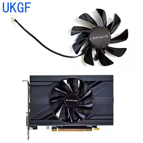 T129215SU RX 570 470D GPU Cooler Video Card fan for Radeon sapphire RX470D RX570 ITX graphics Card C