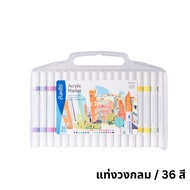 Nusign ปากกามาร์คเกอร์ 12 / 24 / 36 ปากกาเมจิก ระบายสี สำหรับวาดภาพ อุปกรณ์การเรียน Marker pen