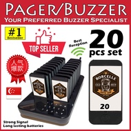 Top model 20 pcs set Pager buzzer strong signal Paging Hawker Centre Wireless Food Buzzer Cafe