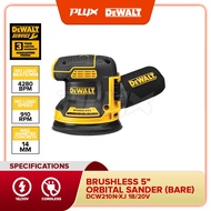 DEWALT DCW210N-XJ BL 125mm Brushless Cordless Orbital Sander 18V/20V (Bare Unit) ( DCW210 , DCW210N 
