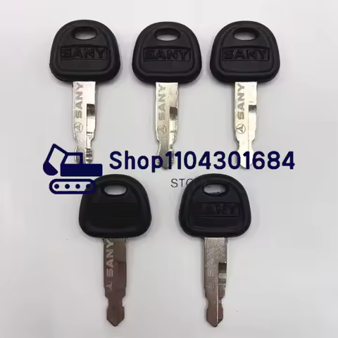 1/3/5pcs Ignition Key Sany Excavator Parts Key SY 55 75-9 135-855 60 65 75 135 215C