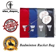 Soft Badminton Racquet Cover Bag Fleece Storage Bag Case for Badminton Racket