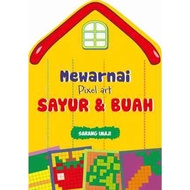 Mewarnai Pixel Art - Sayur dan Buah