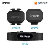 Igpsport SPD70 CAD70 เซนเซอร์วัดความเร็ว ANT+ มอนิเตอร์อัตราการเต้นหัวใจ HR40 สําหรับ Bryton iGPSPOR