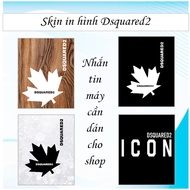 Dsquared printed stickers for all models