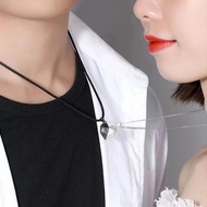 Kalung hati couple kalung pasangan kalung magnet ikatan cinta