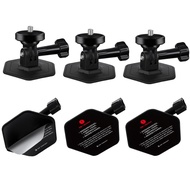 K&F Concept 3-pack Flexible Adhesive Helmet Mount use Genuine 3M for GoPro Hero13/12/11/10/9/8 Max D