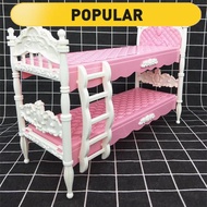 🎁🎁Ready Stock❤ permainan kanak perempuan permainan budak perempuan Barbie Double Bed Katil Puteri Bed Cute Girl Kanak-Kanak Guojiajia Mainan Aksesori
