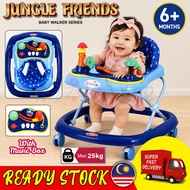 LITTLE ONE BABY ANTI O-LEG WALKER WITH PLAY TOYS AND MUSIC