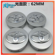 Camry Bộ 4 Miếng Nắp Đậy Trục Bánh Xe Logo Toyota trang trí ốp chụp mâm 62mm Cho xe hơi ô tô Toyota