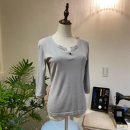 giordano ladies Grey Long Sleeve Sweater