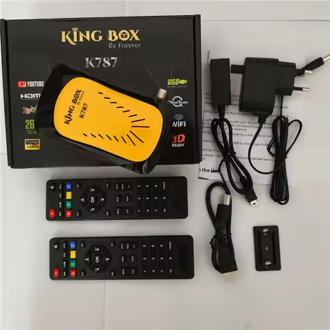 2025 King Box K787 Forever Satellite TV Receiver Tuner DVB-S2 STB Support Forever IKS Apollo 5 Decod