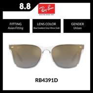 Ray-Ban RB4391D 66731G Unisex Asian Design Sunglasses Size 65mm