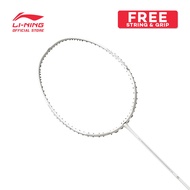 LI-NING TURBO CHARGING MARSHAL BADMINTON RACQUET (3U) - PEARL WHITE - AYPU079-3