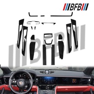 Suitable for 24 Porsche New Paramela 976 Carbon Fiber Interior Dry Carbon Fiber Instruments Door Cen