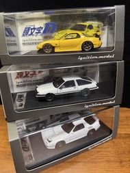 Ignition Model 1/43 模型車 頭文字D AE 86 RX7 三架不散賣