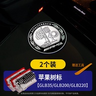 ไฟต้อนรับ Mercedes AMG A35 C43 GT GLB G63 E53 Cla A45S ไฟตกแต่งประตูรถแบบติดตั้งแบบคลิป ไฟตกแต่งภายใ