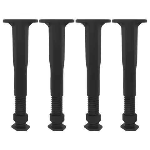 4pcs Support Adjustable Height T-Shaped Pp Material For Stability Legs Replacement Furniture Legs Be