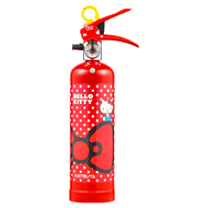 Hello Kitty家用強化液滅火器 俏皮紅 2.7kg 1L 1瓶