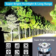 2 Pack Flashlights High Lumens Rechargeable 200000 Lumens Powerful Le