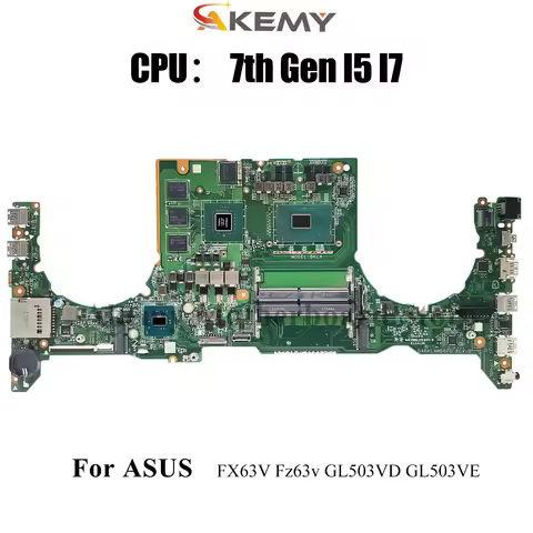 GL503VD Laptop Motherboard For ASUS ROG Strix GL503VD GL503VE GL503V Fz63v FX63V Notebook Mainboard 