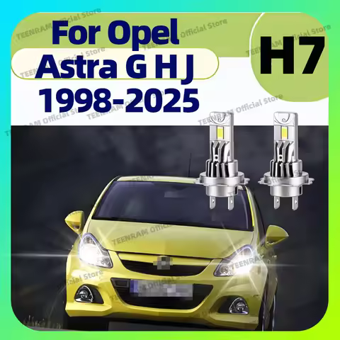 2x 6000K LED H7 Headlamp 30000LM Lamp Bulb For Opel Astra G H J 1998-2025 2005 2006 2007 2008 2009 2